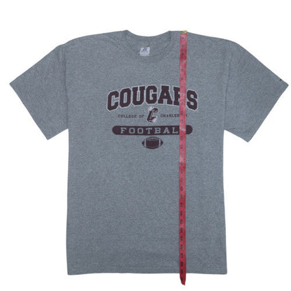 Russell Athletic Men's Grey College Football T-Shirt XL