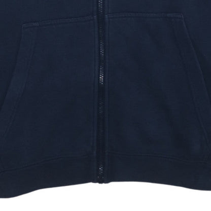 Nike Men's Blue Full Zip Hoodie L Fleece Sweatshirt