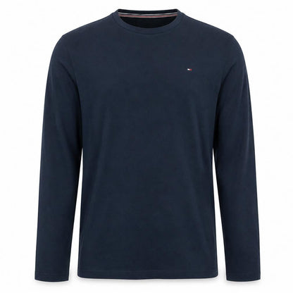 Tommy Jeans Men's Navy Long Sleeve Crew Neck T-Shirt XL Cotton