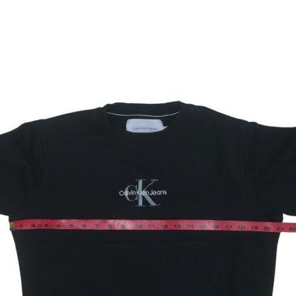 Calvin Klein Jeans Men's Black Small Pullover Sweatshirt