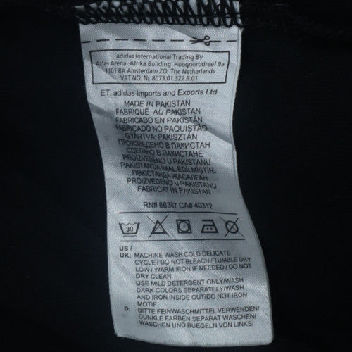 Mens UK Size M adidas Black  T-Shirt