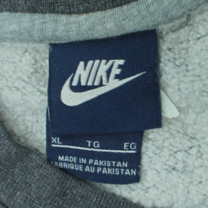 Nike Men's Grey XL Pullover Crew Neck Fleece Sweatshirt