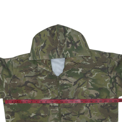Kombat UK Men's Green Camouflage Full Zip Hooded Sweatshirt L