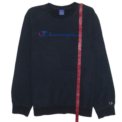 Champion Men's Black 2XL Pullover Logo Sweatshirt