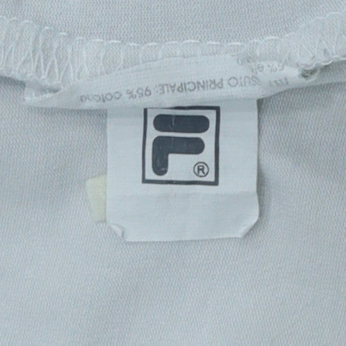 Fila Men's White XL Graphic Adventure Crew Neck T-Shirt