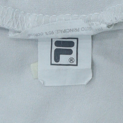 Fila Men's White XL Graphic Adventure Crew Neck T-Shirt