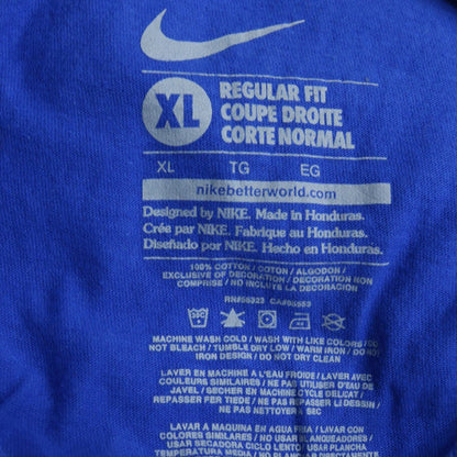 Nike Men's Blue 'Claw Antler' Graphic T-Shirt XL Regular Fit
