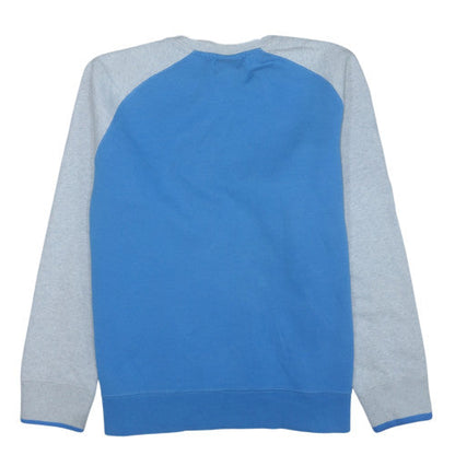 Nike Men's Grey Air Logo Crew Neck Pullover Sweatshirt L