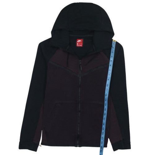 Nike Men's Black Full Zip Fleece Hoodie Size S