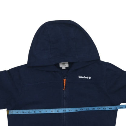 Timberland Boys Navy Full Zip Hoodie Size 14 Years Cotton Blend