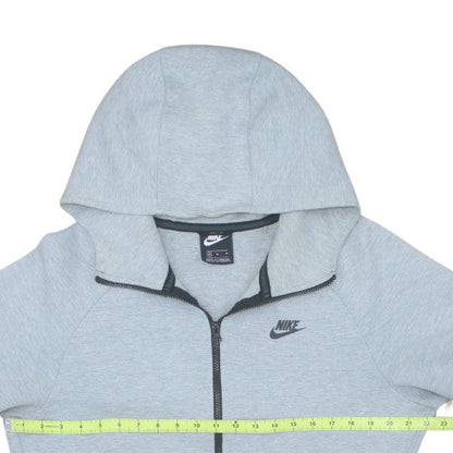 Nike Mens Grey M Full Zip Short Sleeve Hoodie