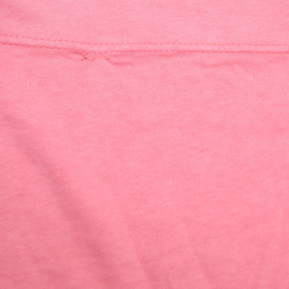 Stone Island Men’s Pink Logo Regular Fit Cotton T-Shirt M
