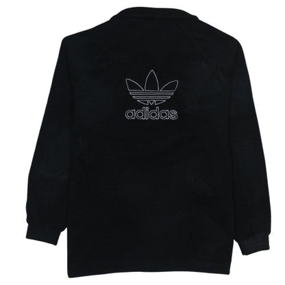 Adidas Men's Black L Quarter Zip Fleece Sweatshirt