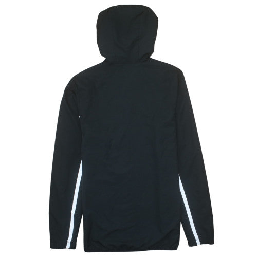 Lacoste Men's Black Windbreaker Jacket M Hooded Sport Zip Up