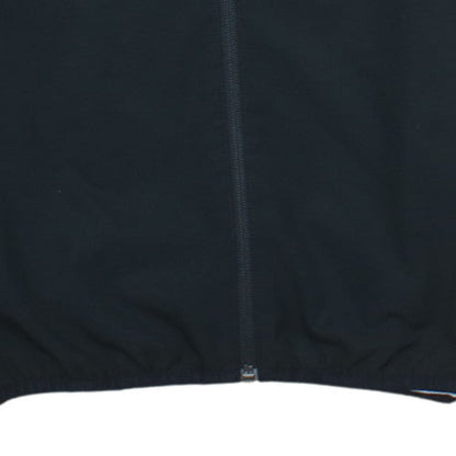 Lacoste Men's Black Windbreaker Jacket M Hooded Sport Zip Up