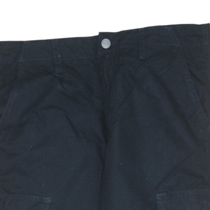 Carhartt Mens Black Cargo Trousers 30x32 Cotton Workwear