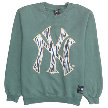 Majestic Women Green New York Yankees Pullover Sweatshirt M