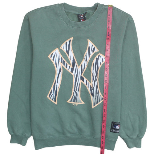 Majestic Women Green New York Yankees Pullover Sweatshirt M