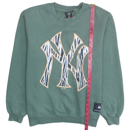 Majestic Women Green New York Yankees Pullover Sweatshirt M
