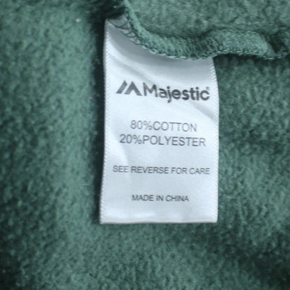 Majestic Women Green New York Yankees Pullover Sweatshirt M