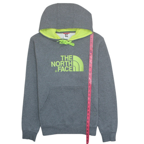 The North Face Men Grey Fleece Pullover Hoodie Size L Outdoor