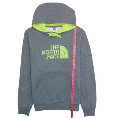 The North Face Men Grey Fleece Pullover Hoodie Size L Outdoor