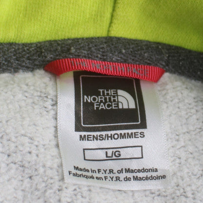 The North Face Men Grey Fleece Pullover Hoodie Size L Outdoor