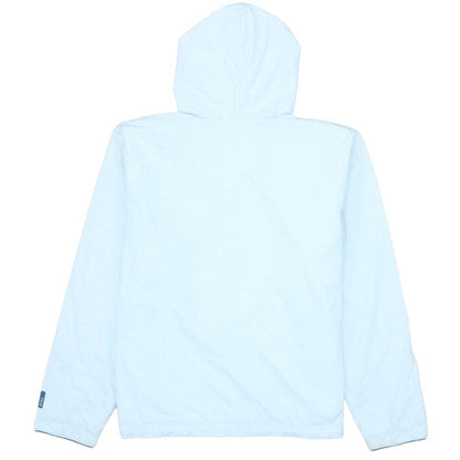 Nike Women's Blue Windbreaker Jacket L (14) Hooded Lightweight