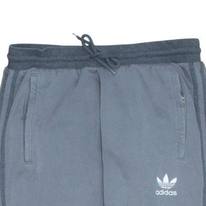 Adidas Men’s Grey Jogger Trousers L Regular Fit Fleece Pants