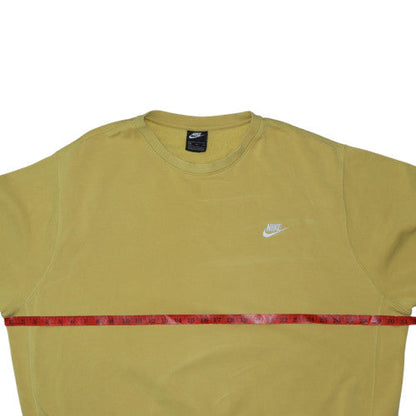 Nike Men’s Yellow 3XL Crew Neck Pullover Sweatshirt