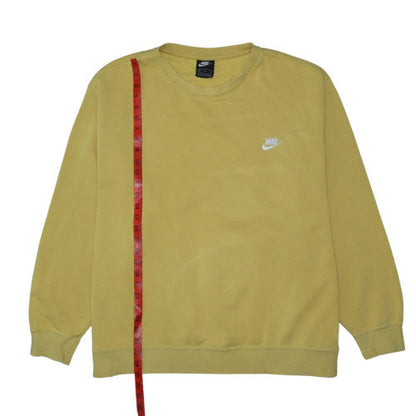 Nike Men’s Yellow 3XL Crew Neck Pullover Sweatshirt