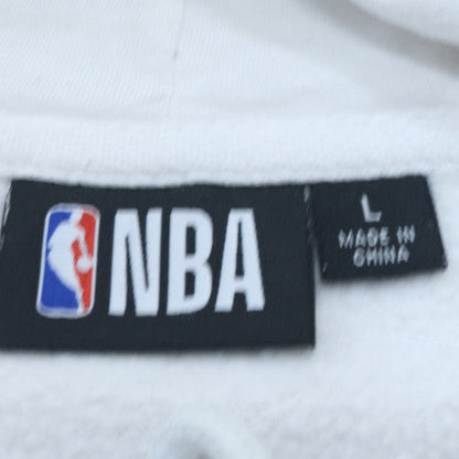 Primark NBA Chicago Bulls White Men's L Pullover Hoodie