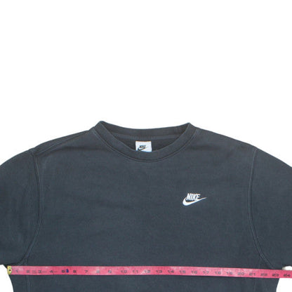 Nike Men's Black Medium Crew Neck Pullover Sweatshirt