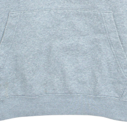 Nike Men Grey Pullover Hoodie Medium Fleece Sweatshirt Regular Fit