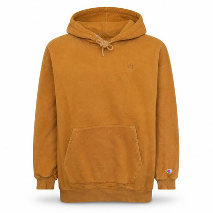 Champion Women’s Brown Pullover Hoodie Medium Fleece Classic Fit