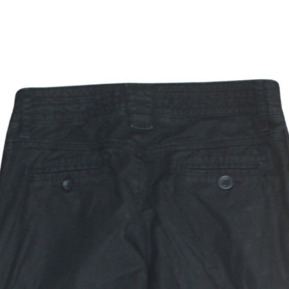 Nike Women's Black Capri Trousers Size 12 Cotton Twill Casual Pants