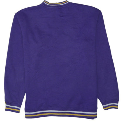 NFL Team Apparel Men's Purple Minnesota Vikings Sweatshirt S Regular Fit