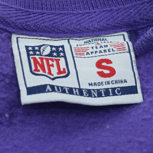 NFL Team Apparel Men's Purple Minnesota Vikings Sweatshirt S Regular Fit