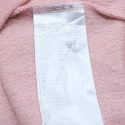 Umbro Women's Pink Pullover Hoodie L Logo Print Casual Sweatshirt