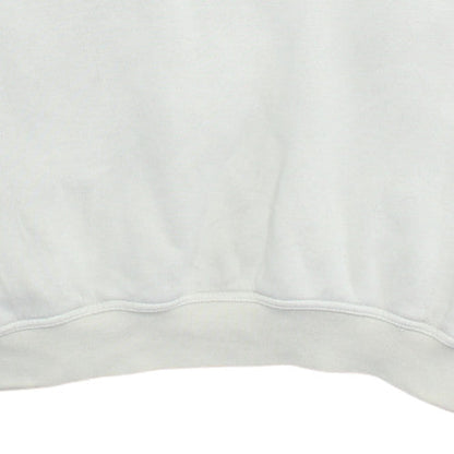 Adidas Women's White Crew Neck Sweatshirt Size M Relaxed Fit