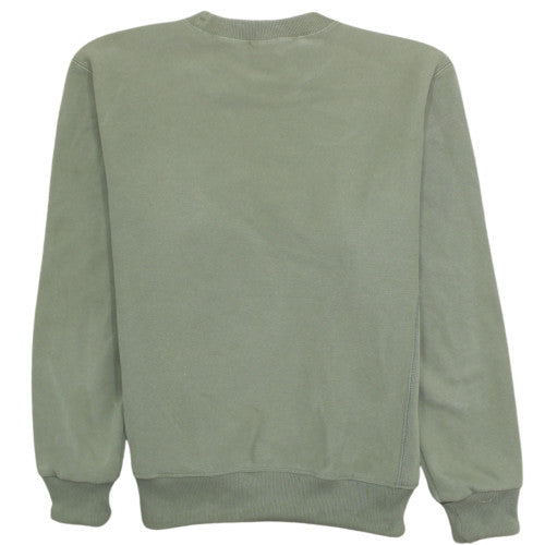Champion Men's Green Reverse Weave Crew Sweatshirt Large