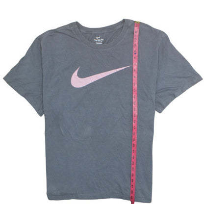 Nike Women Grey 2XL Basic Sports T-Shirt