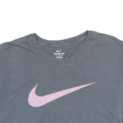 Nike Women Grey 2XL Basic Sports T-Shirt