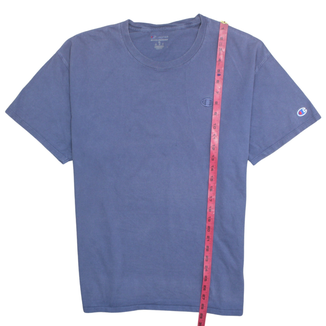 Champion Men's Blue XL Crew Neck Cotton T-Shirt