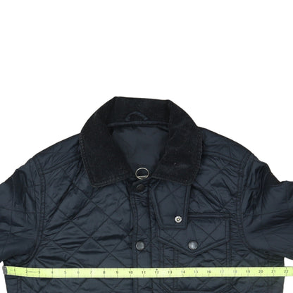 Barbour Men's Black Quilted Jacket Size S Regular Fit Outdoor Coat