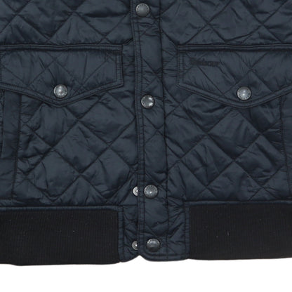 Barbour Men's Black Quilted Jacket Size S Regular Fit Outdoor Coat