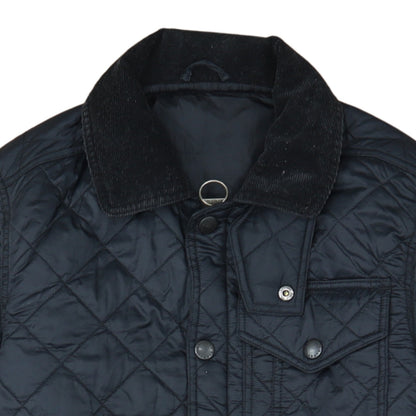 Barbour Men's Black Quilted Jacket Size S Regular Fit Outdoor Coat