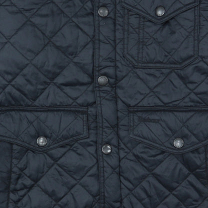 Barbour Men's Black Quilted Jacket Size S Regular Fit Outdoor Coat