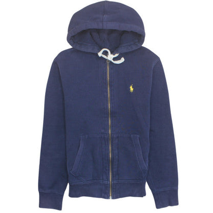 Polo Ralph Lauren Women's Blue Full Zip Hoodie Size S Cotton Blend