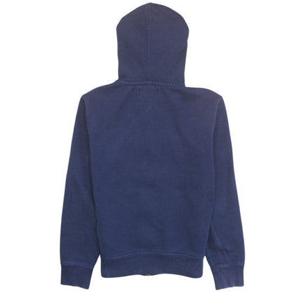 Polo Ralph Lauren Women's Blue Full Zip Hoodie Size S Cotton Blend